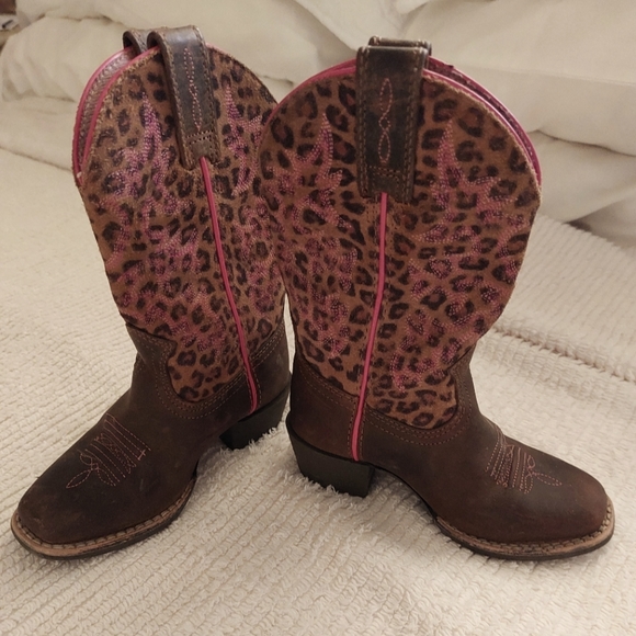 Ariat Shoes Ariat Young Girls Western Square Toe Cowgirl Boots Poshmark